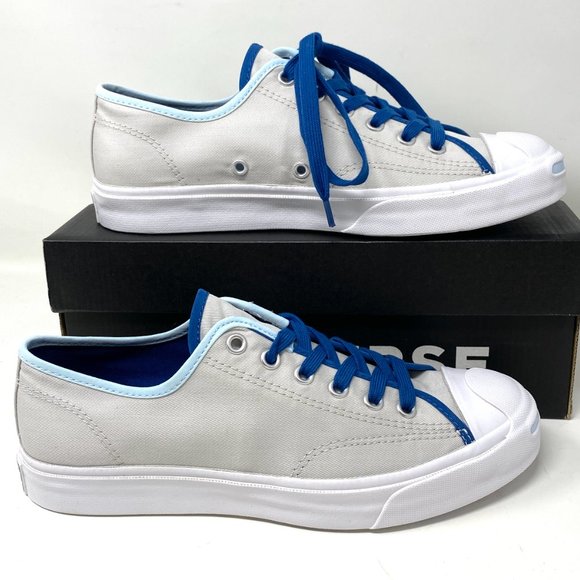 Converse Jack Purcell Canvas Low Pale Putty Grey Shoes Women's Size 6 167621C - Picture 8 of 11